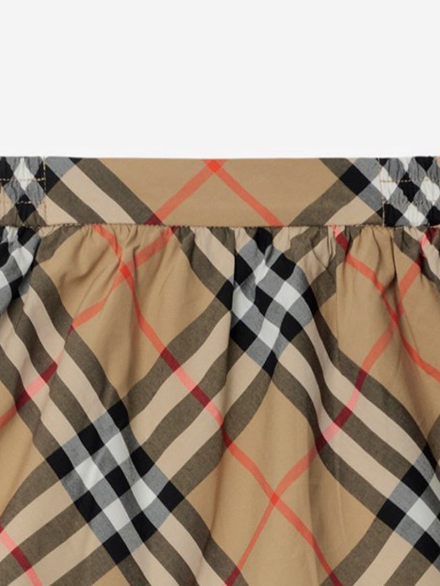 Burberry Baby Girls Check Kelsey Skirt in Beige