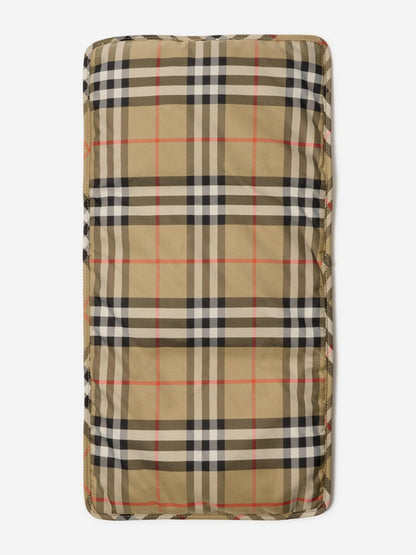 Burberry Baby Norwich Check Changing Bag in Beige (41cm)