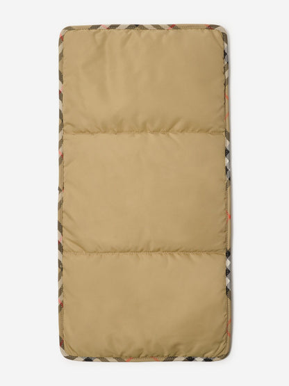 Burberry Baby Norwich Check Changing Bag in Beige (41cm)