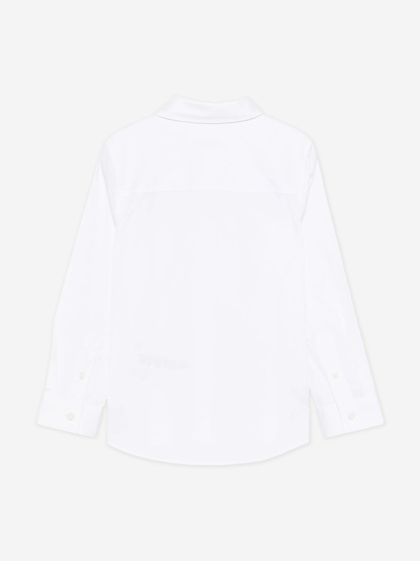 Burberry Boys Owen Long Sleeve EKD Shirt in White