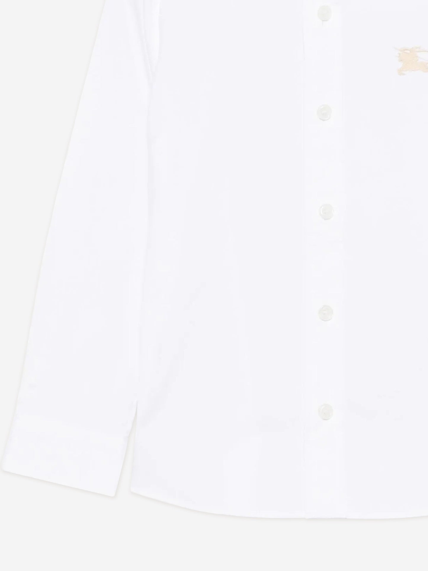 Burberry Boys Owen Long Sleeve EKD Shirt in White