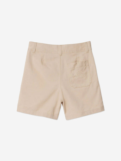 Burberry Boys Oscar Shorts in Ivory