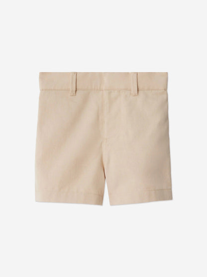 Burberry Baby Boys Oscar Shorts in Ivory