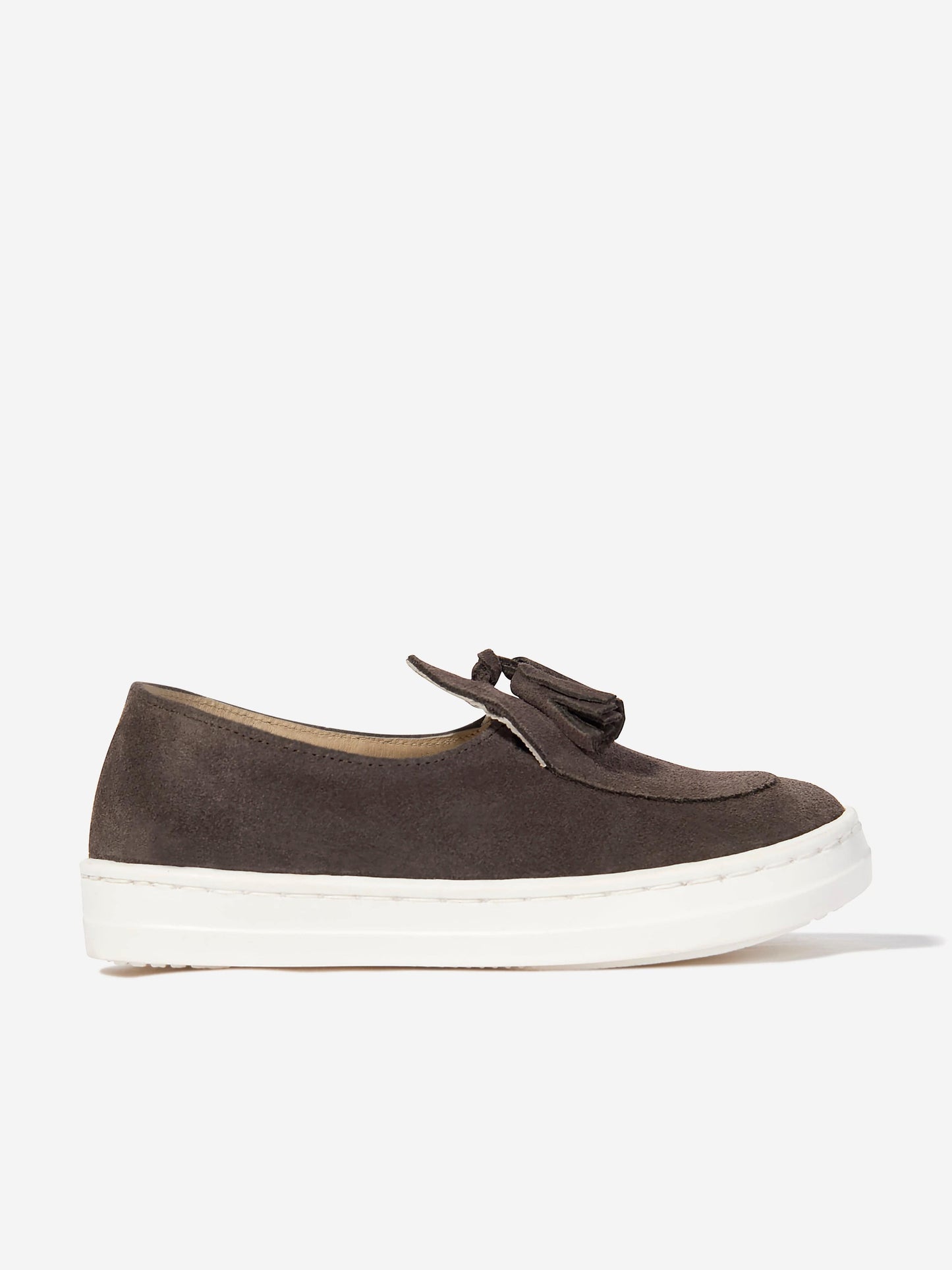 BABYWALKER Boys Suede Tasselled Loafers in Brown