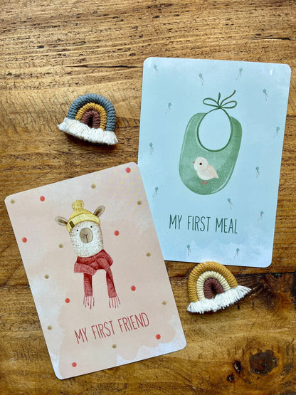 Cartes d'étapes pour bébé