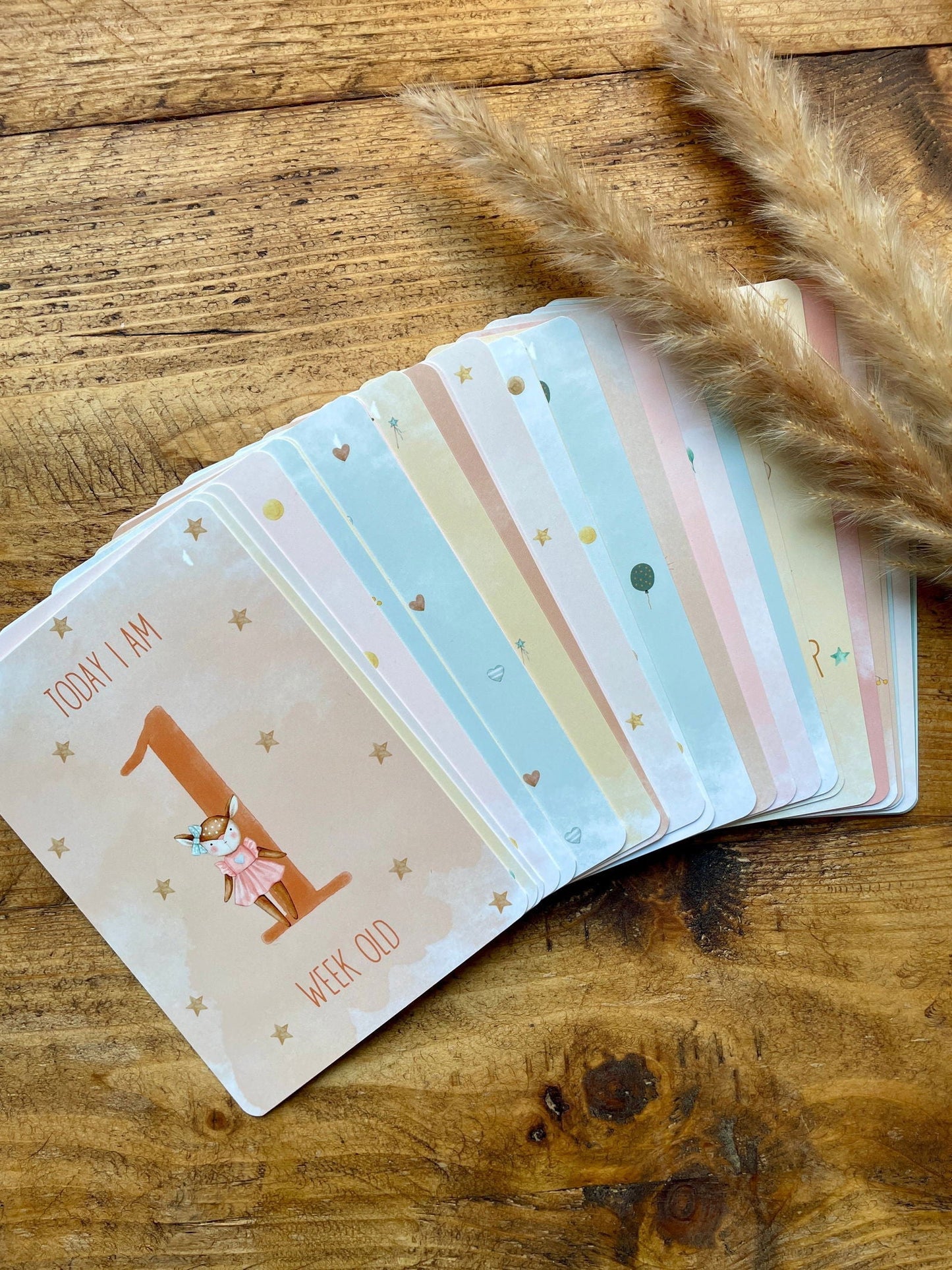 Cartes d'étapes pour bébé