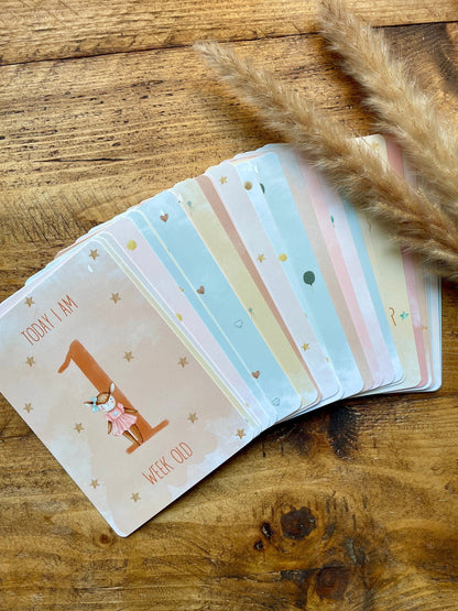 Cartes d'étapes pour bébé