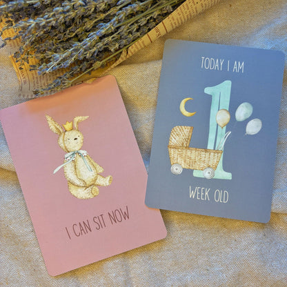 Cartes d'étapes pour bébé