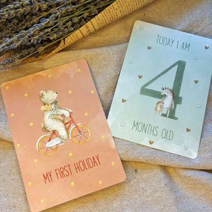 Cartes d'étapes pour bébé