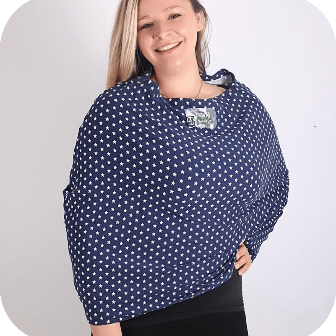 Couverture d'allaitement en coton bambou Mama DS