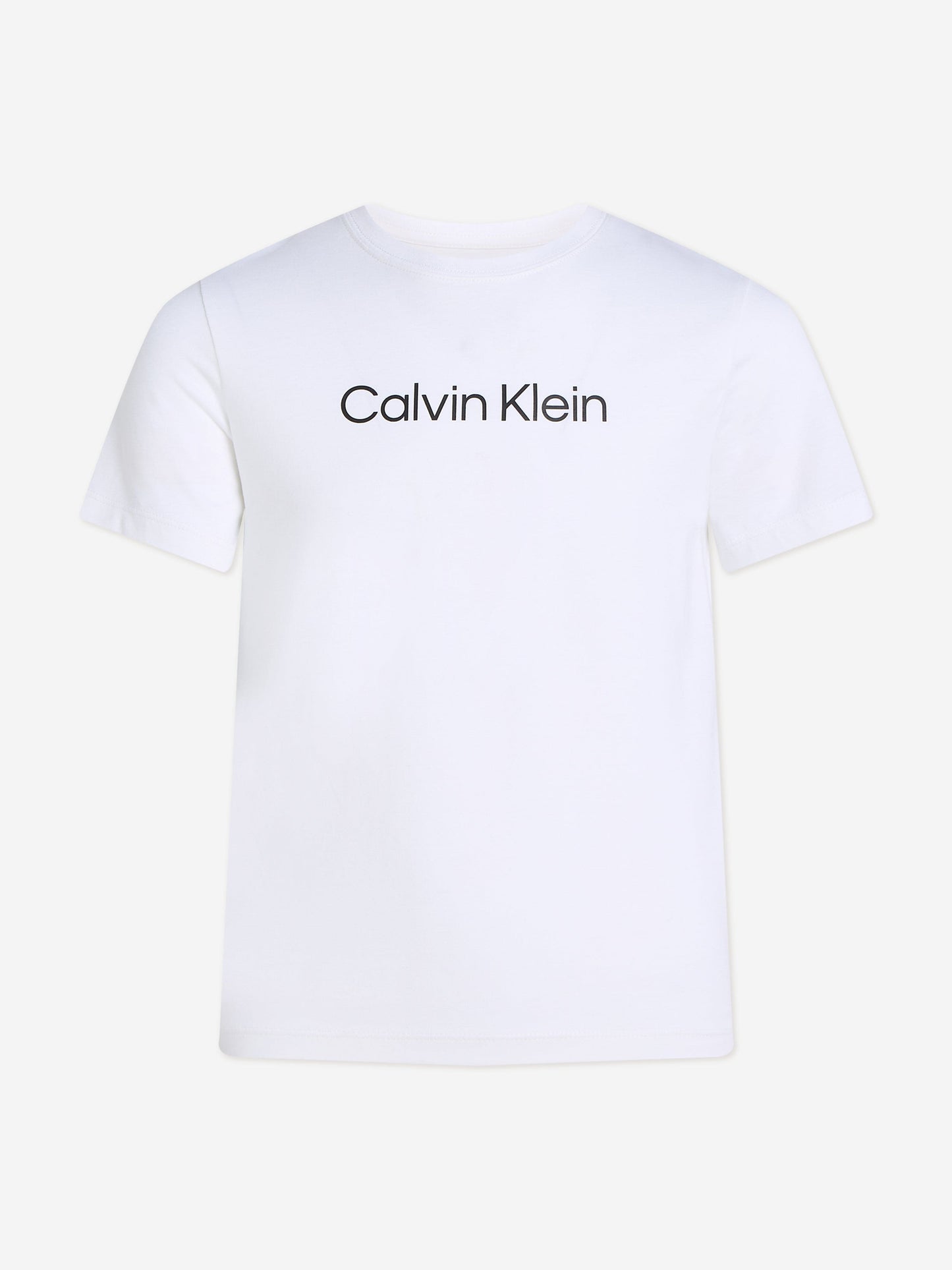 Calvin Klein Kids Logo T-Shirt in White