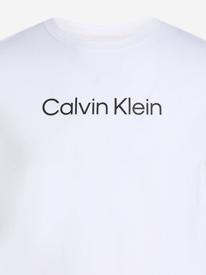Calvin Klein Kids Logo T-Shirt in White