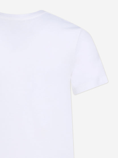 Calvin Klein Kids Logo T-Shirt in White