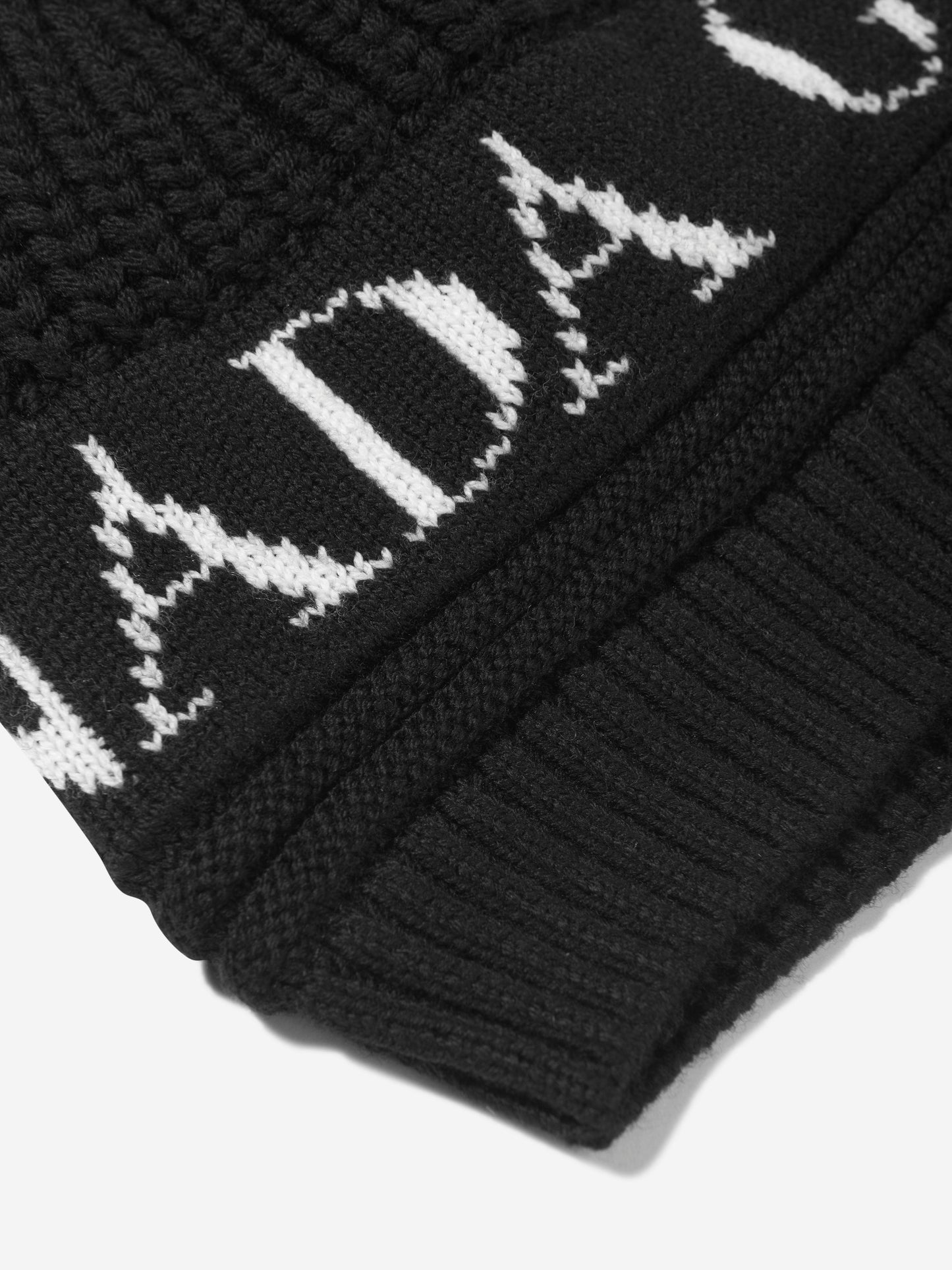 Canada Goose Baby Double Pom Pom Hat in Black