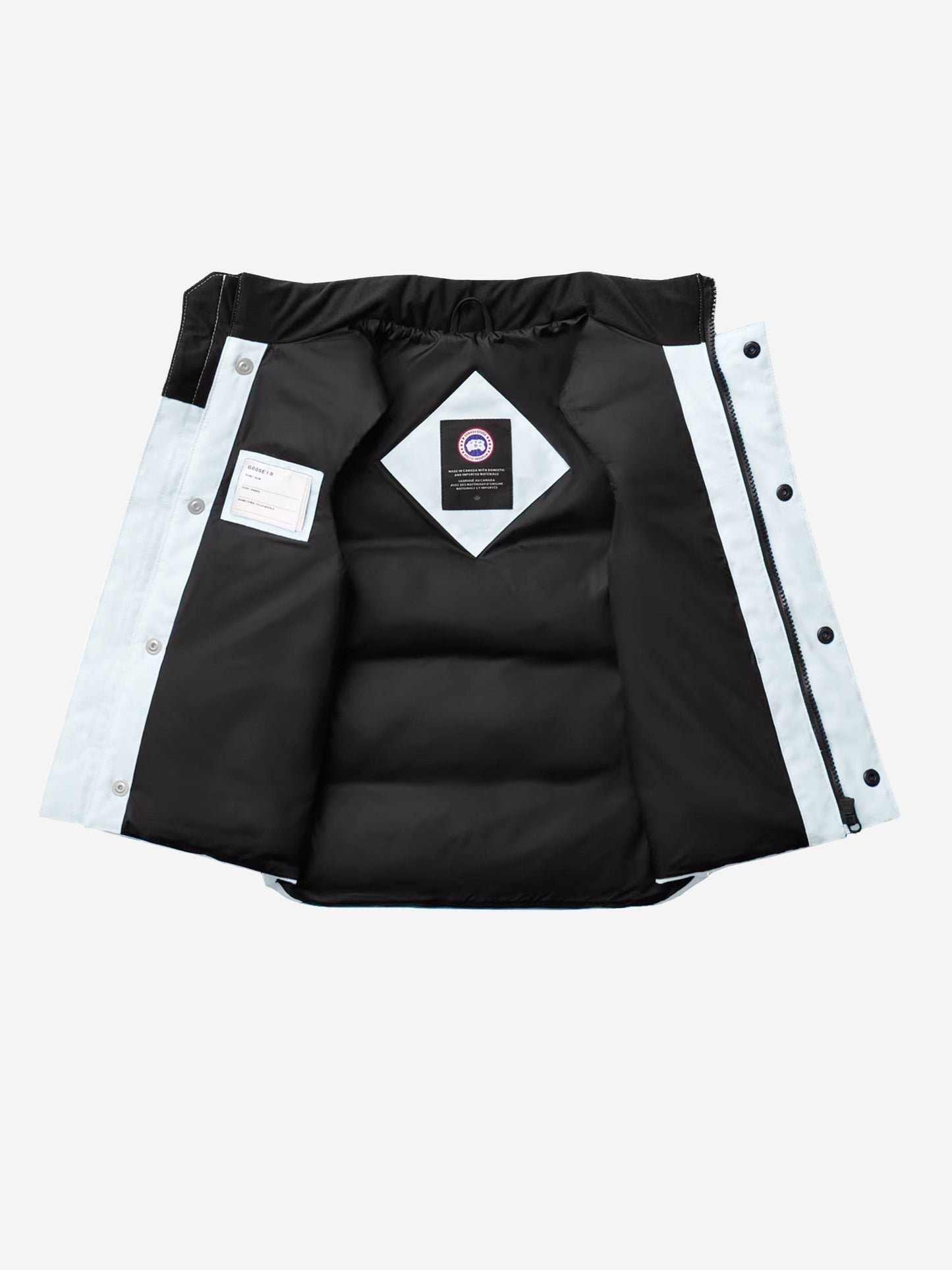 Canada Goose Kids Down Padded Vanier Gilet in Grey