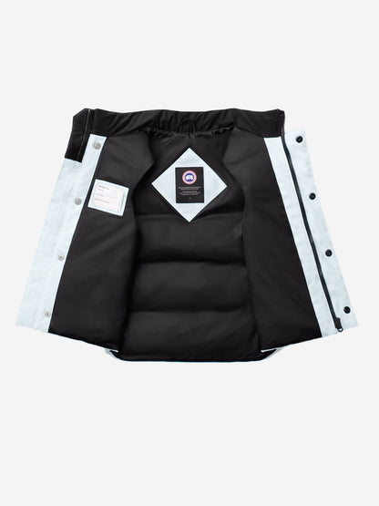 Canada Goose Kids Down Padded Vanier Gilet in Grey