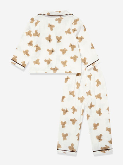 Cozy Crew Club Kids The Bear Pyjamas in Ivory