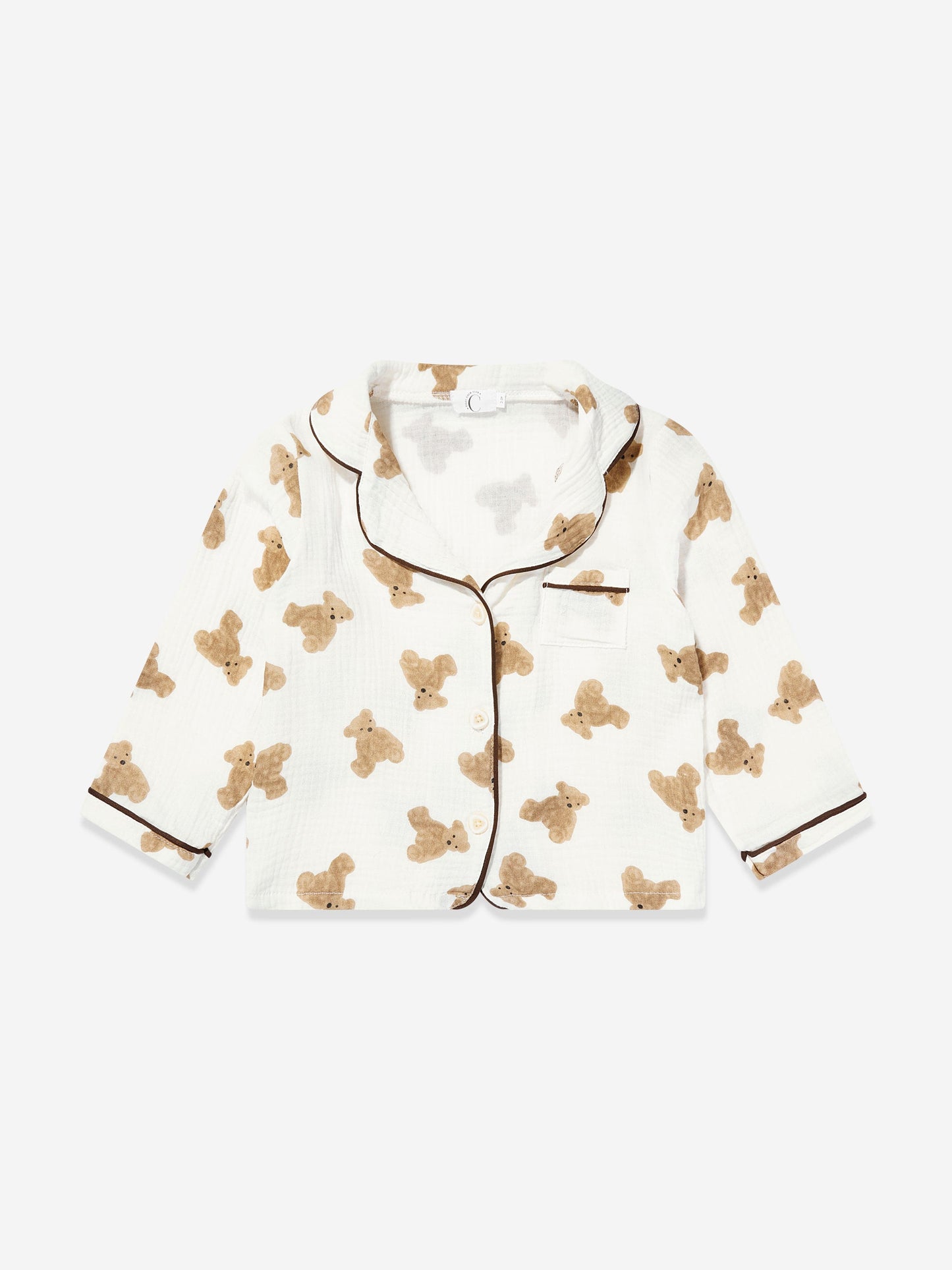 Cozy Crew Club Kids The Bear Pyjamas in Ivory