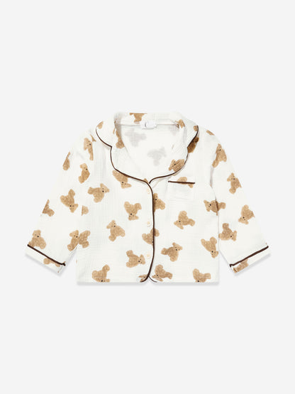 Cozy Crew Club Kids The Bear Pyjamas in Ivory