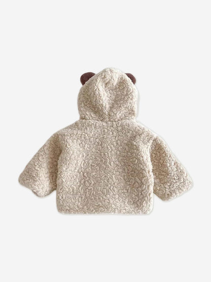 Cozy Crew Club Baby The Fur Bear Winter Coat in Ivory
