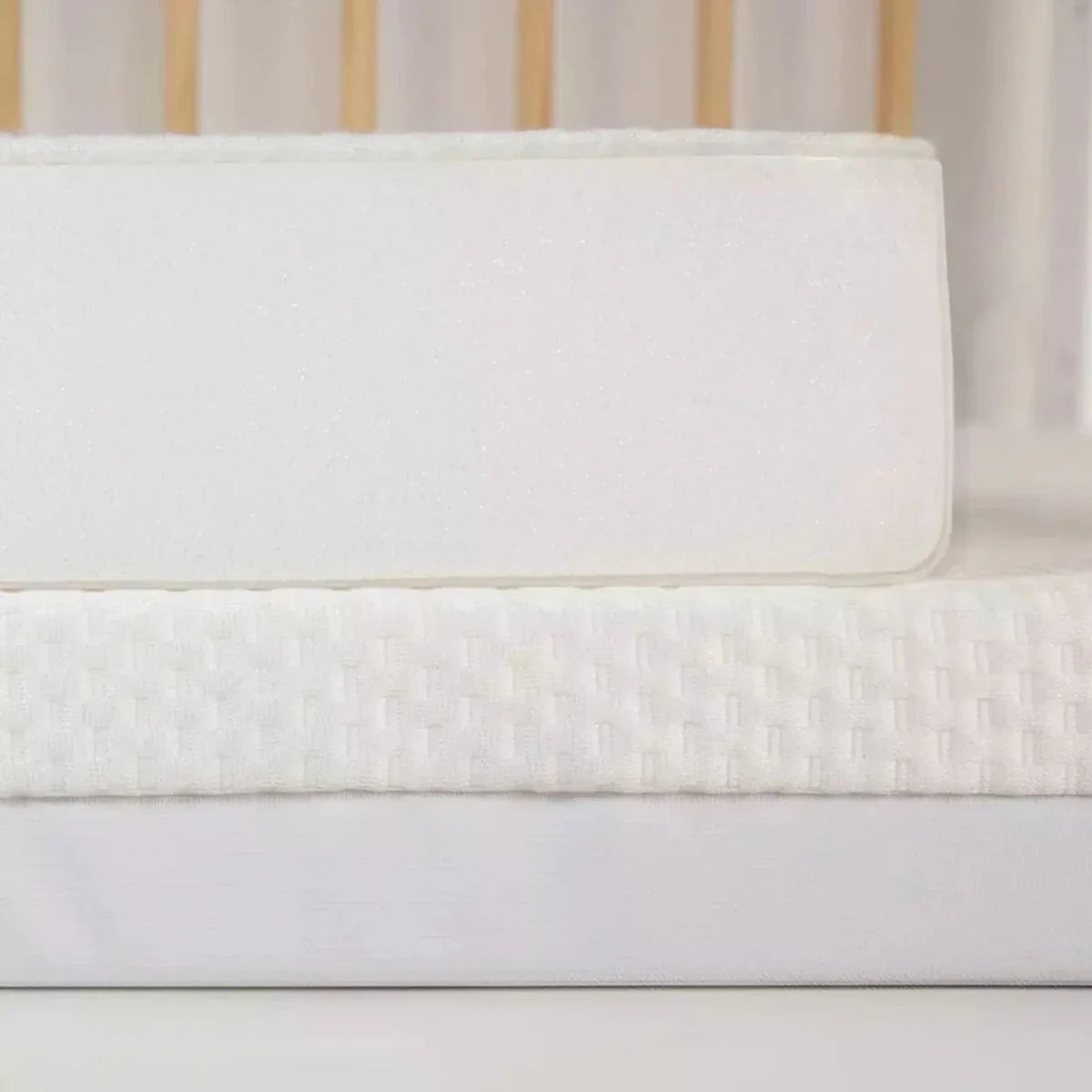 CuddleCo Lullaby Hypo-Allergenic Bamboo Foam Cot Bed Mattress 140 x 70cm