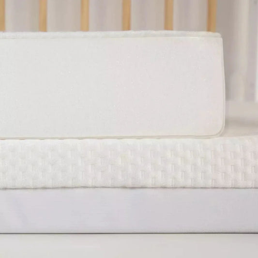 CuddleCo Lullaby Hypo-Allergenic Bamboo Foam Cot Bed Mattress 140 x 70cm