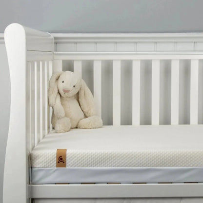 CuddleCo Lullaby Hypo-Allergenic Bamboo Foam Cot Bed Mattress 140 x 70cm