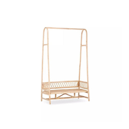 CuddleCo Aria Children's Clothes Rail - Rattan