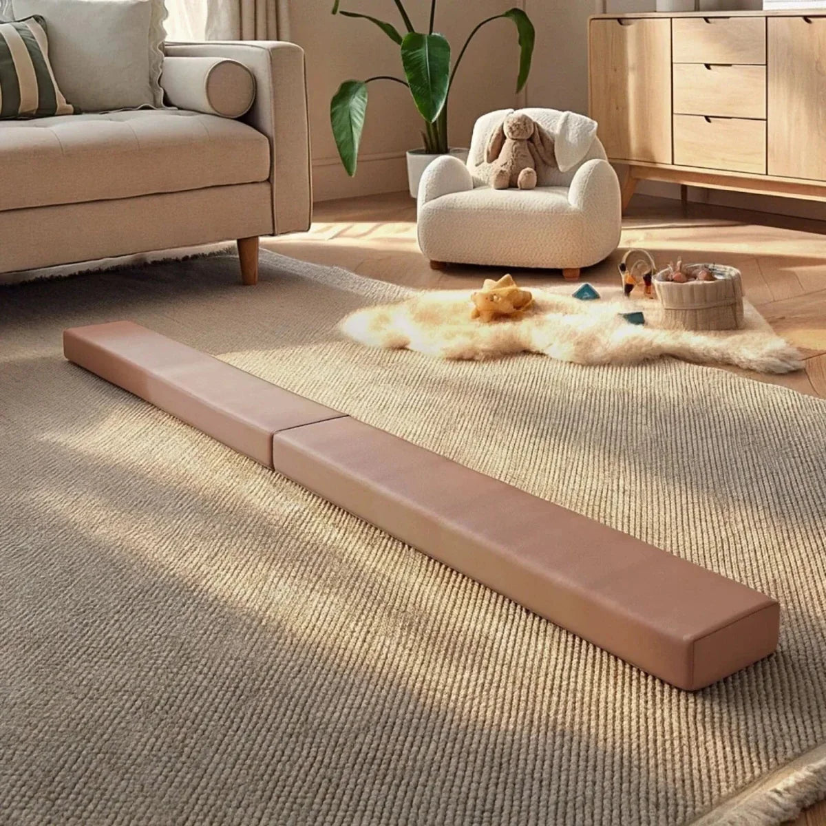 CuddleCo Soft Play Balance Beam - Tuscany