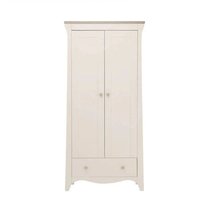 CuddleCo Clara 2 Door Nursery Wardrobe - Cashmere & Ash