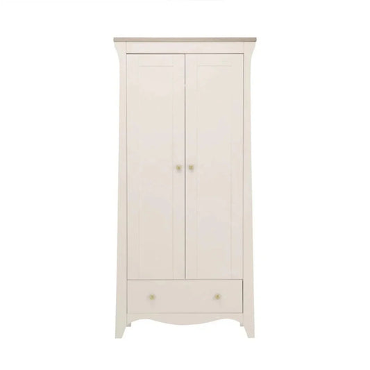 CuddleCo Clara 2 Door Nursery Wardrobe - Cashmere & Ash