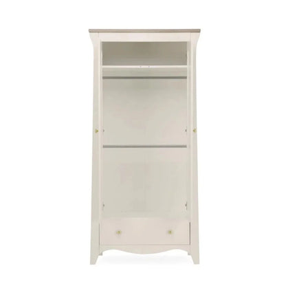 CuddleCo Clara 2 Door Nursery Wardrobe - Cashmere & Ash