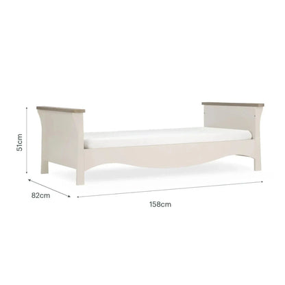 CuddleCo Clara Toddler Bed - Cashmere/Ash