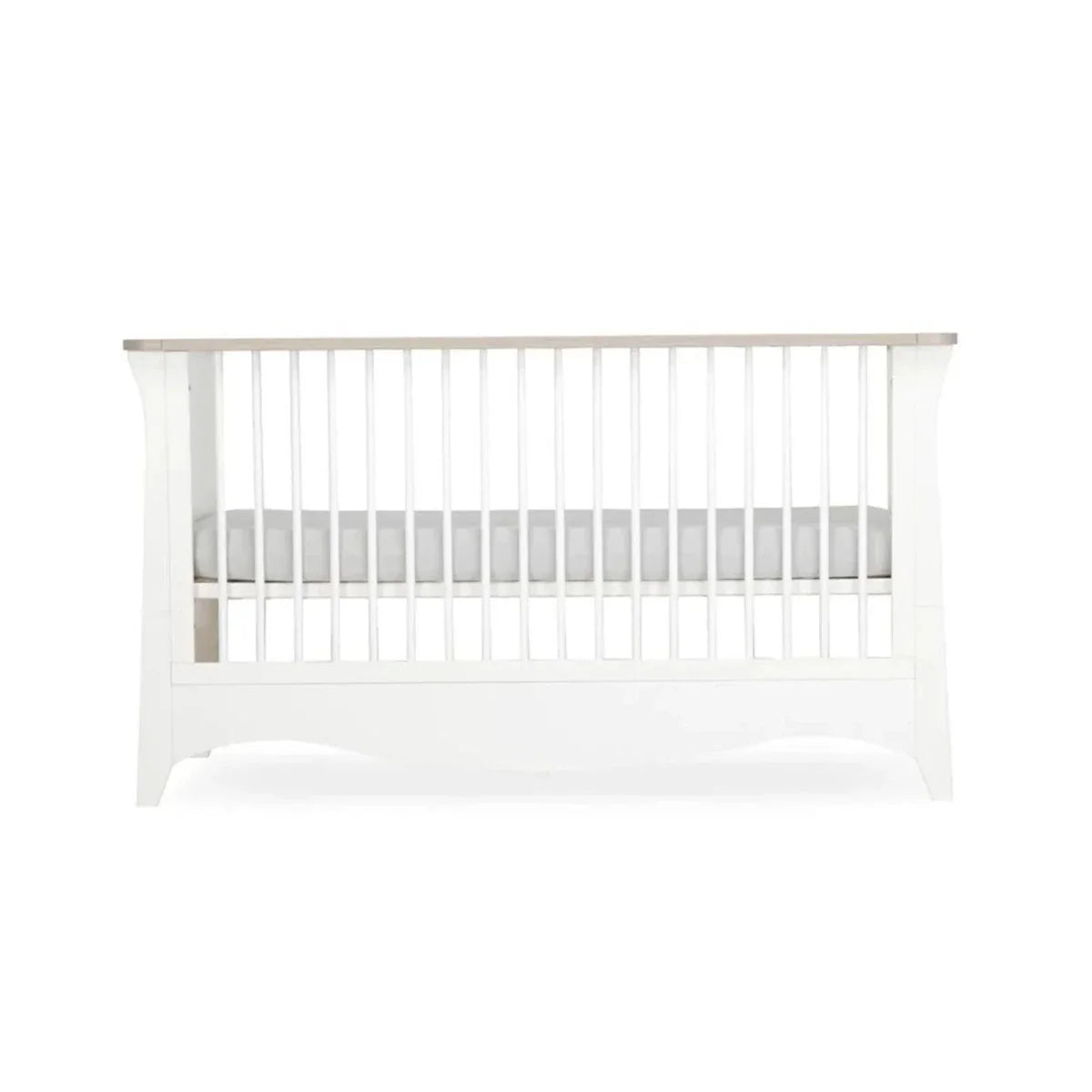 CuddleCo Clara 2 Piece Nursery Furniture Set - White & Ash