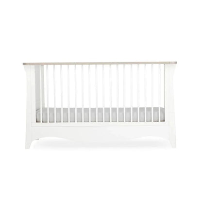 CuddleCo Clara Cot Bed - White & Ash