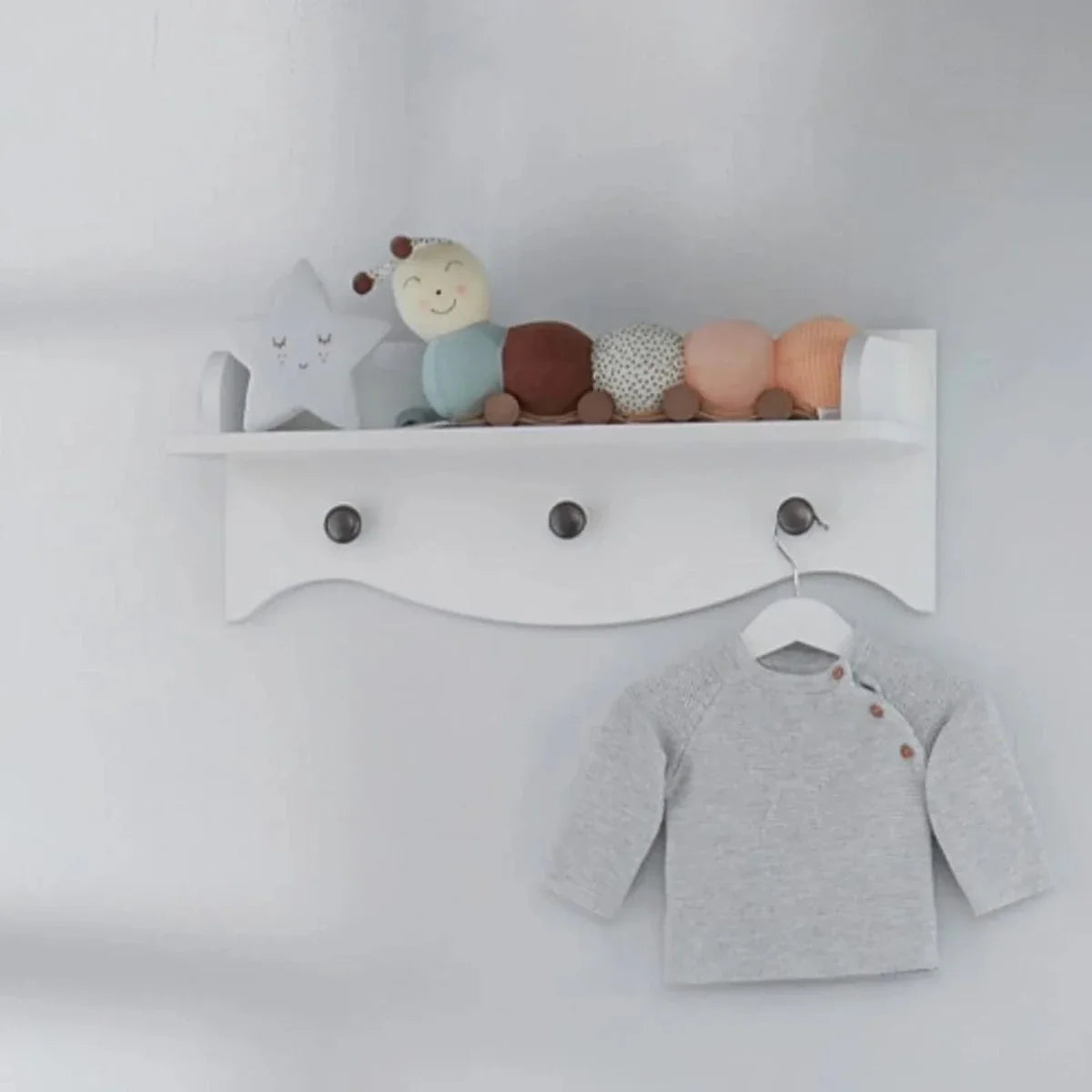 CuddleCo Clara Wall Shelf - White