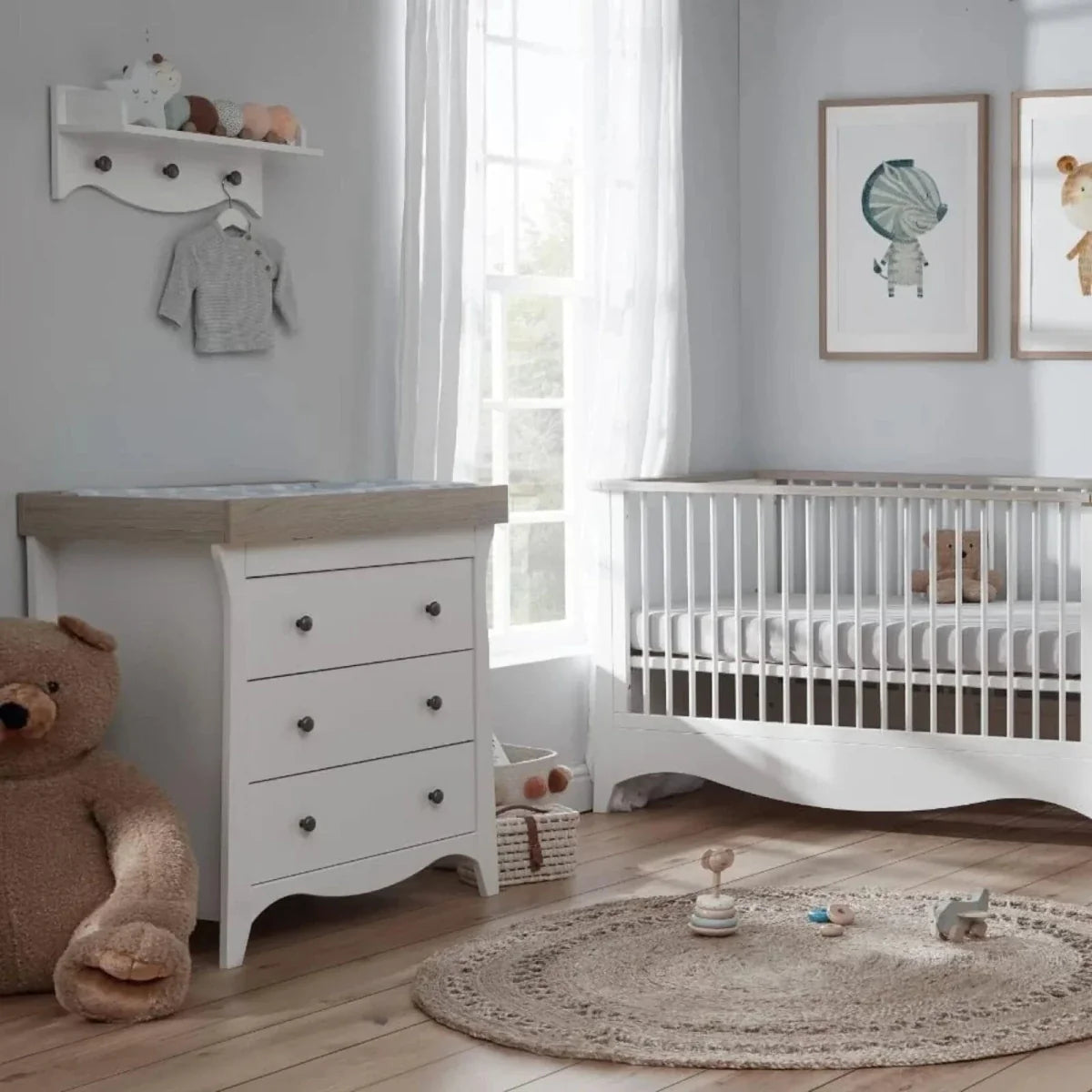CuddleCo Clara Wall Shelf - White