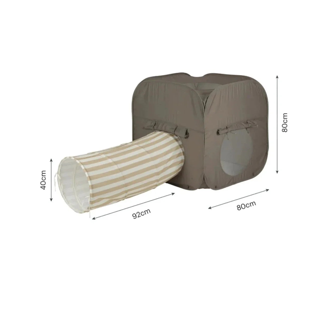 CuddleCo Pop-up Play 2 Piece Set - Cube & Tunnel