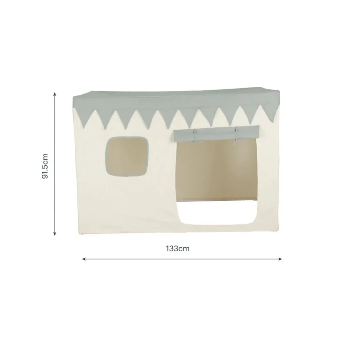 CuddleCo Play House with Bunting - Sea Salt