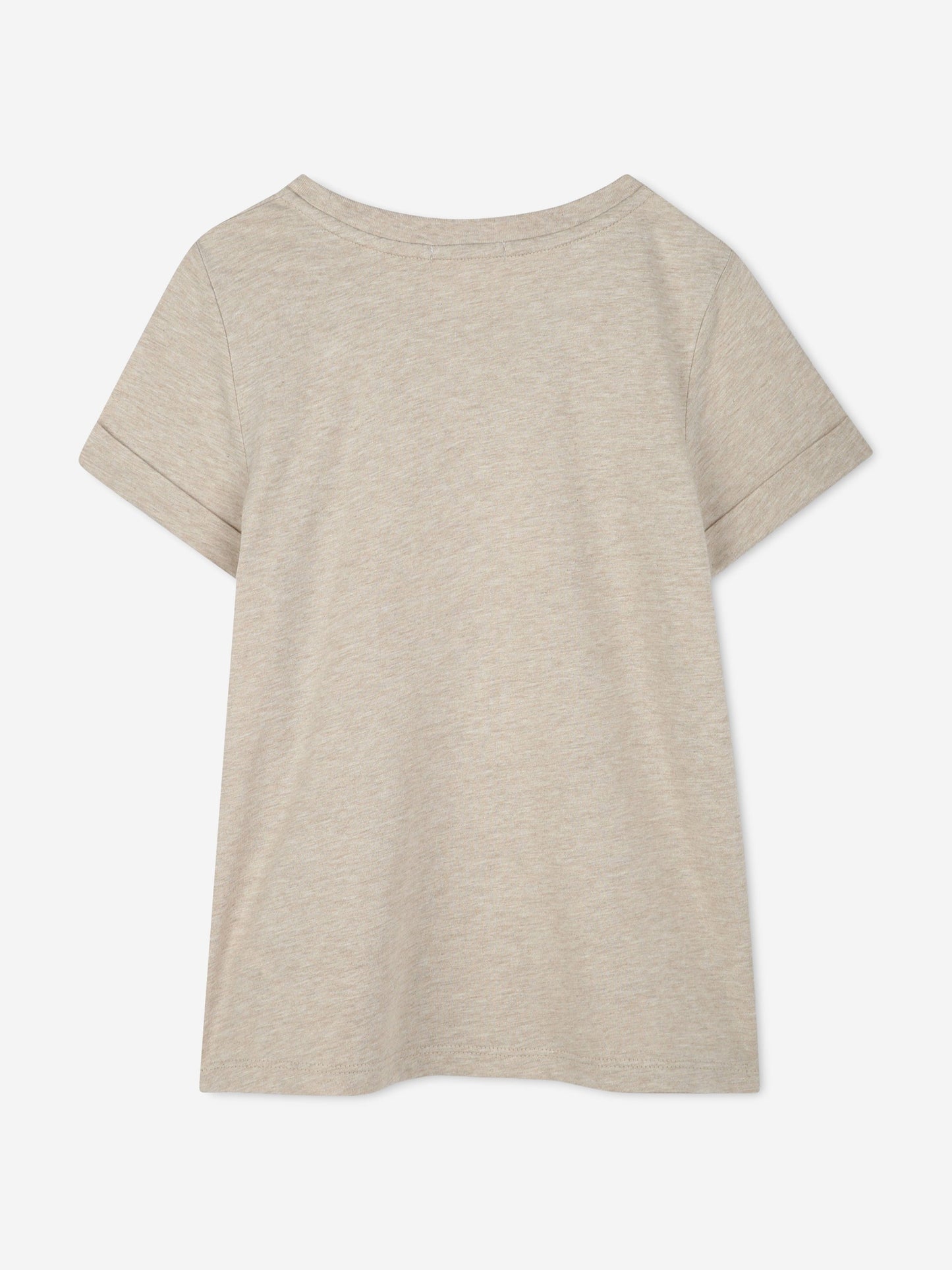 Chloé Girls Embroidered Pineapple T-Shirt in Beige