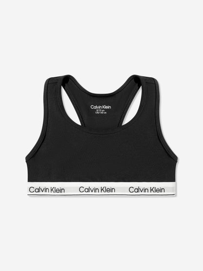 Calvin Klein Girls 2 Pack Bralette Set in Black