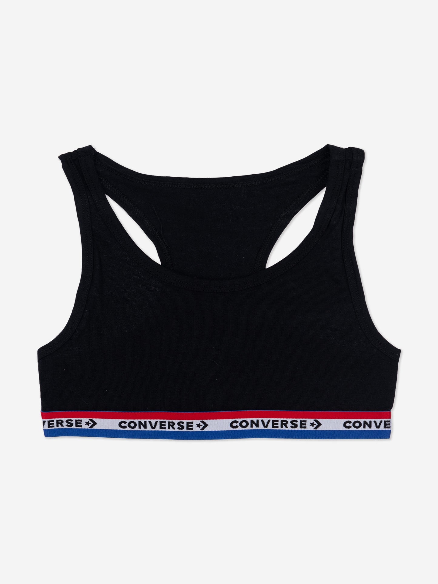 Converse Girls 2 Pack Racerback Bralette Set in Black