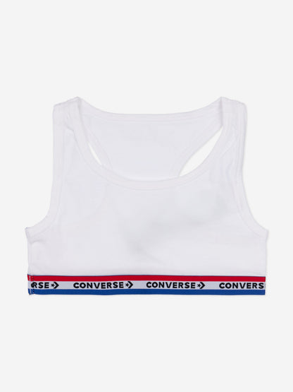 Converse Girls 2 Pack Racerback Bralette Set in Black