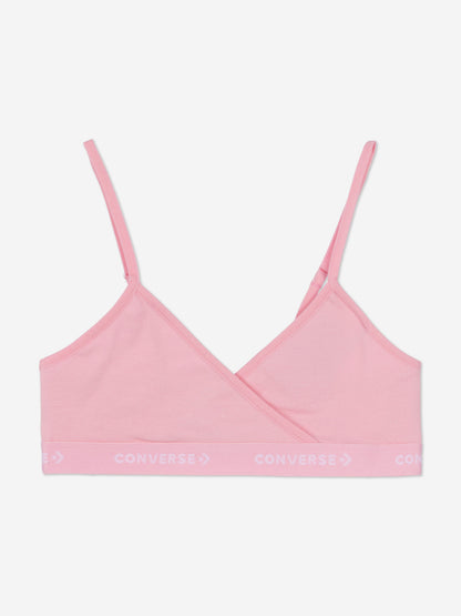 Converse Girls 2 Pack Triangle Bralette Set Pink