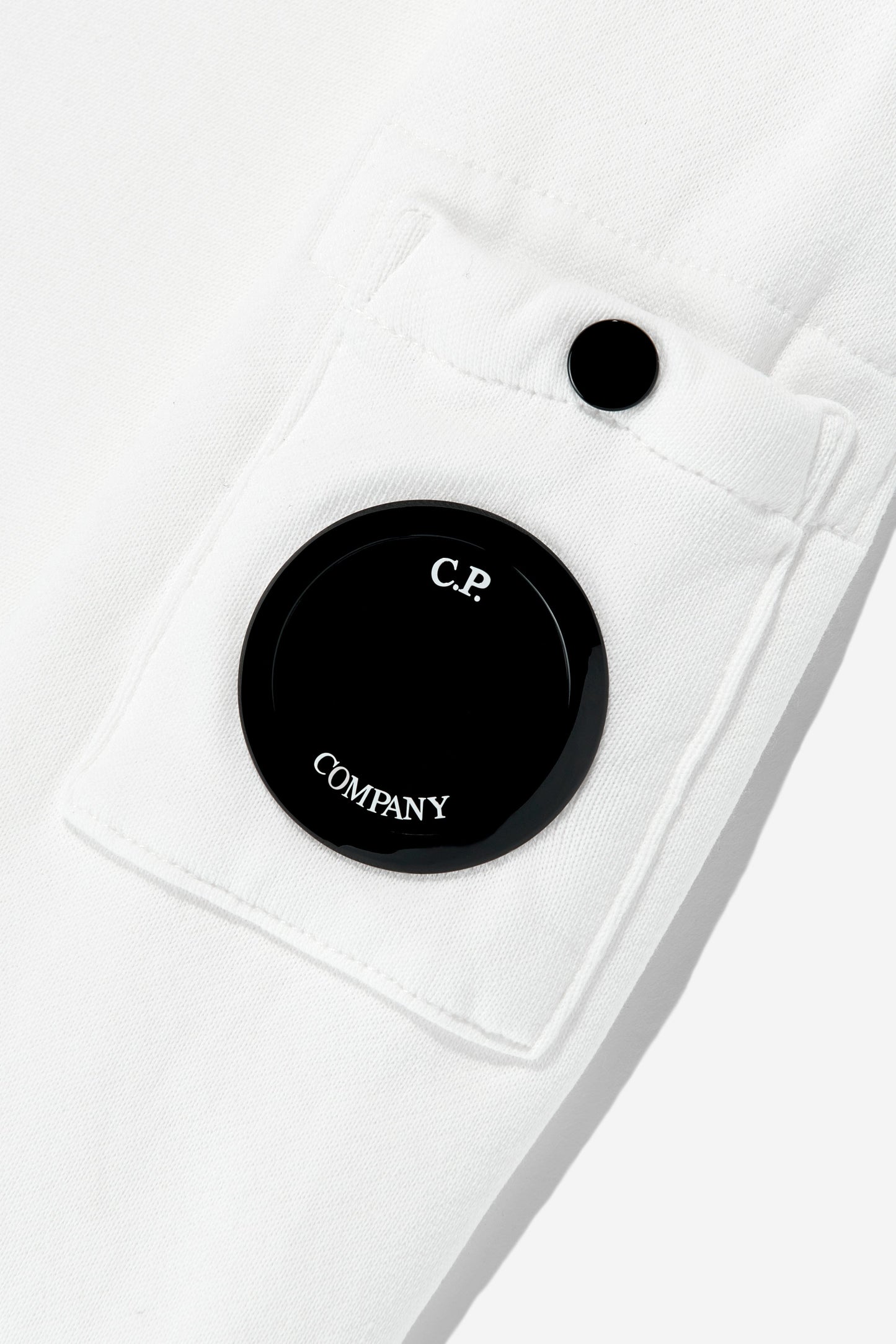 C.P. Company Boys Lens Sweatshirt in Ivory