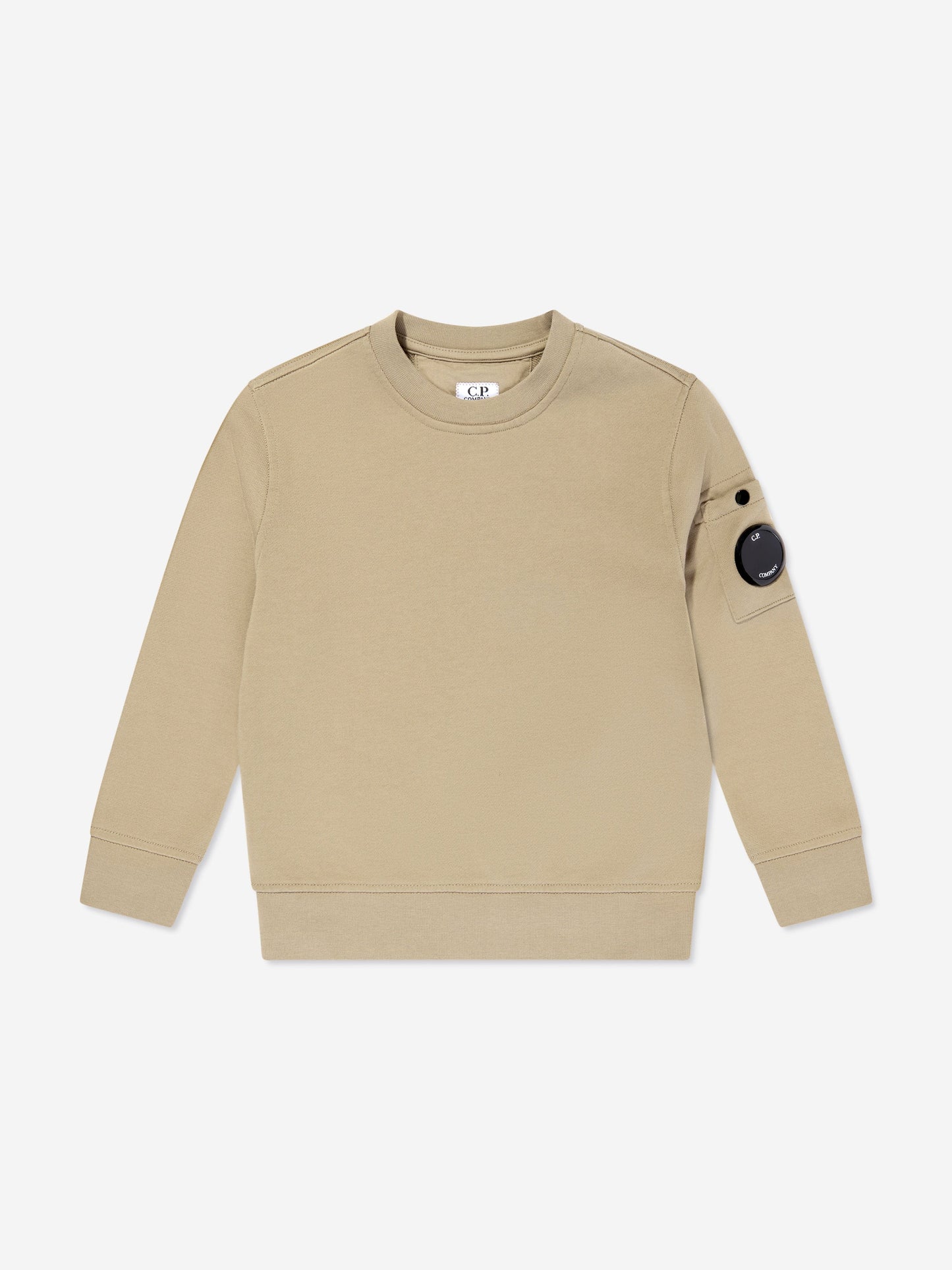 C.P. Company Boys Lens Sweatshirt in Beige