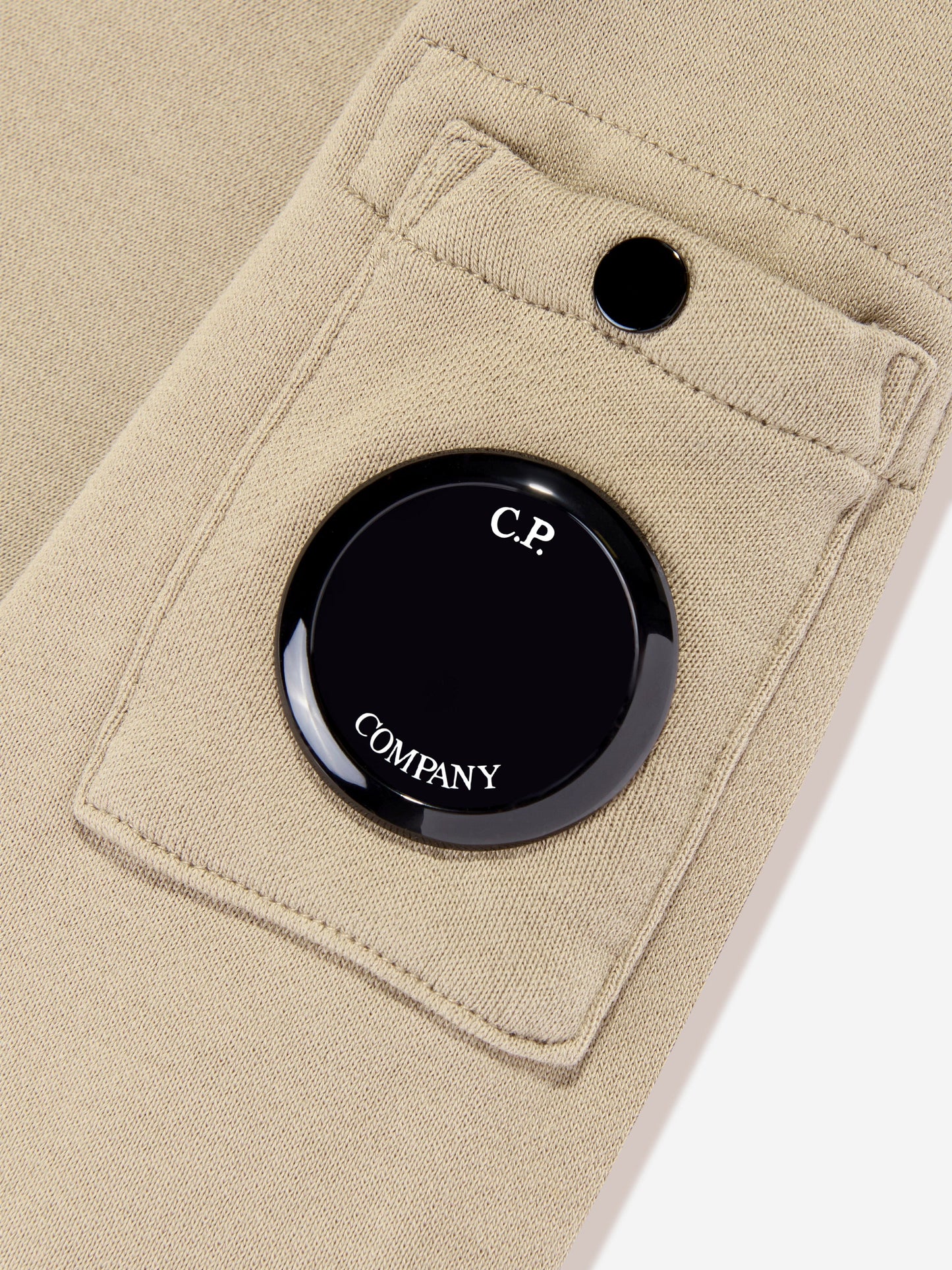 C.P. Company Boys Lens Sweatshirt in Beige