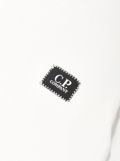 C.P. Company Boys Logo T-Shirt in Ivory