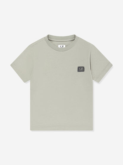 C.P. Company Boys Logo T-Shirt in Grey