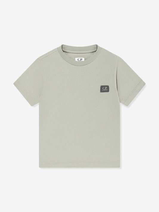 C.P. Company Boys Logo T-Shirt in Grey